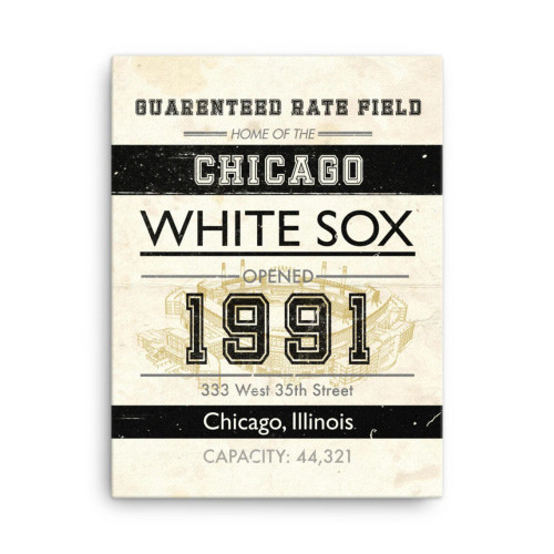 Chicago White Sox Guaranteed Rate Field Subway Print - Vintage Ontario Baseball Art