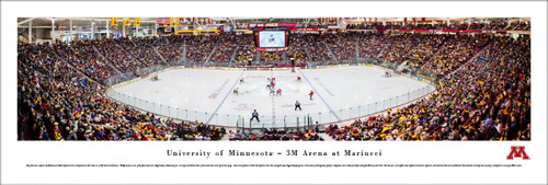 Minnesota Golden Gophers Hockey at Maricci Arena Panoramic Poster