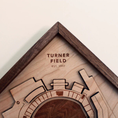 Turner Field Wooden Diamond