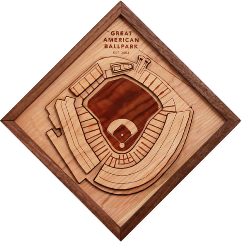 Great American Ballpark Wooden Diamond