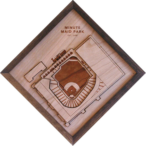 Minute Maid Park Wooden Diamond