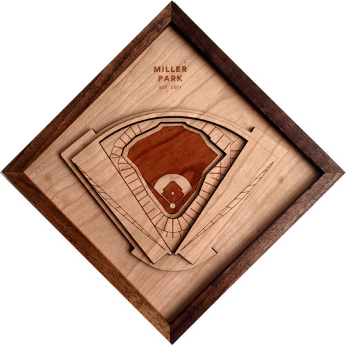 Miller Park Wooden Diamond