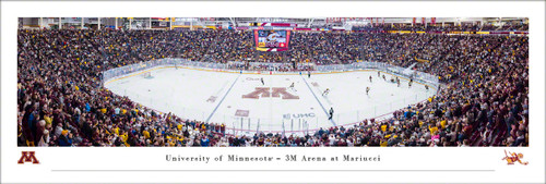 Minnesota Golden Gophers Hockey at 3M Arena at Mariucci Panoramic Poster