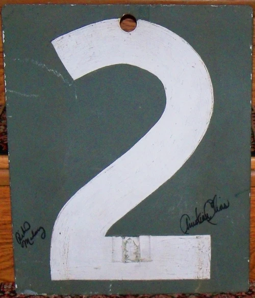 Fenway Park - Boston Red Sox Green Monster Scoreboard Number Panel