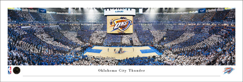 Oklahoma City Thunder at Paycom Center Panoramic Poster