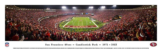 "Final Game" San Francisco 49ers at Candlestick Park Panorama