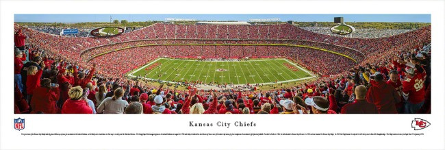 Kansas City Chiefs at Arrowhead Stadium Panorama Poster