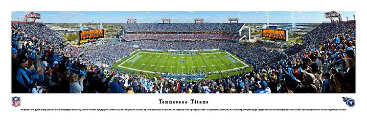 Tennessee Titans at Nissan Stadium Panorama Poster