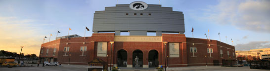 "Exterior" Kinnick Stadium Panoramic Poster
