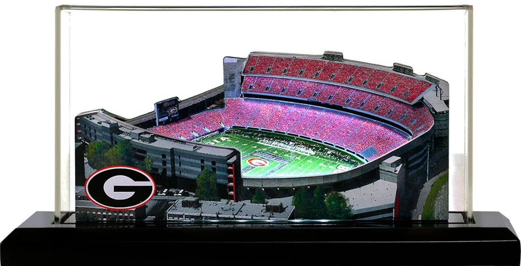 Georgia Bulldogs/Sanford Stadium 3D Stadium Replica