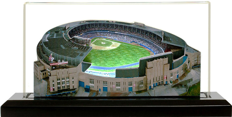 Cleveland Municipal Stadium Indians 3D Ballpark Replica
