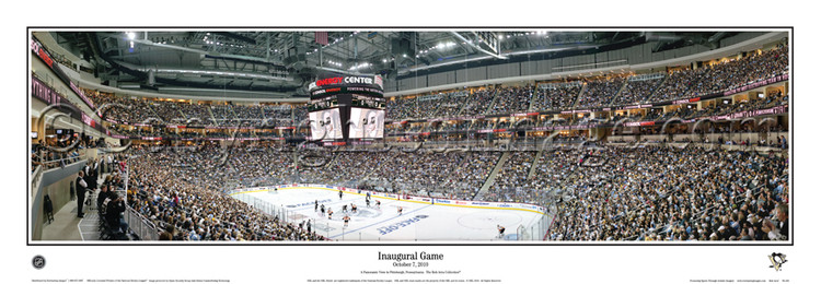 Penguins Inaugural Game at the Consol Energy Center Poster