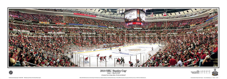 "2010 Stanley Cup" Chicago Blackhawks Panoramic Poster
