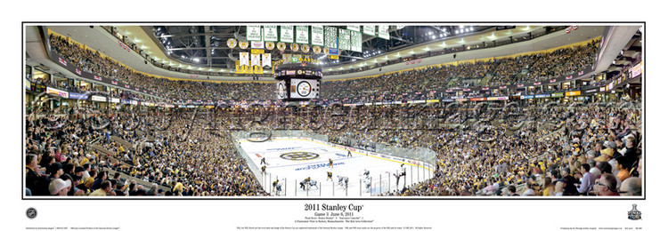 "2011 Stanley Cup" Boston Bruins Panoramic Poster
