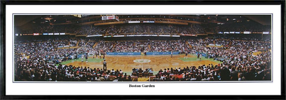 "Boston Garden" Boston Celtis Panoramic Poster