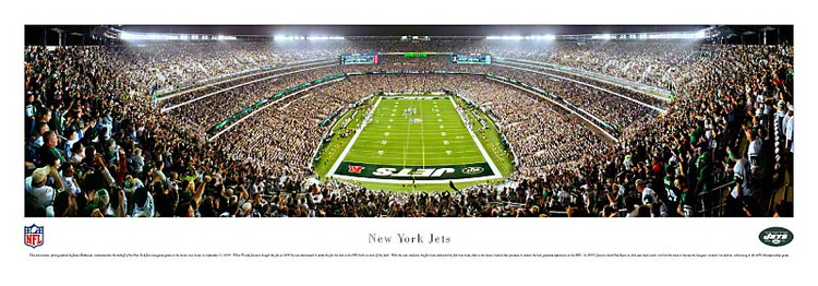 New York Jets at MetLife Stadium Panorama Poster