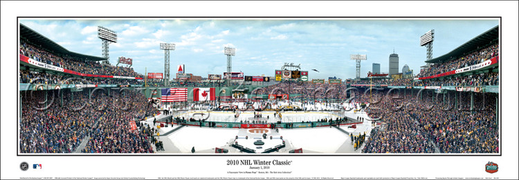 "2010 NHL Winter Classic" Fenway Park Panoramic Poster