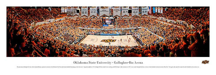 Oklahoma State  Cowboys At Gallagher Iba Arena Panorama Poster