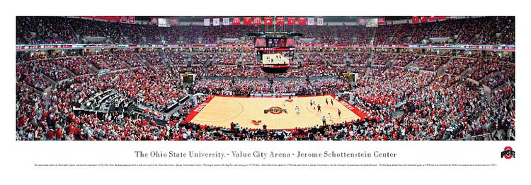 Ohio State Buckeyes At Value City Arena Panorama Poster
