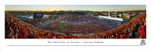"Arizona State vs. Arizona" Arizona Stadium Panorama Poster