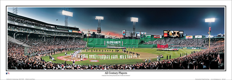"All Century Players" 1999 All-Star Game Panoramic Poster