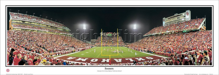 "Sooners" Oklahoma Sooners Panoramic Poster