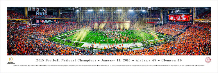 "2016 College Football Championship Game" Panorama Poster