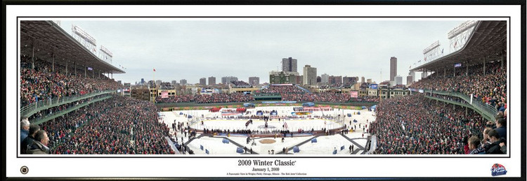 "2009 NHL Winter Classic" Wrigley Field Panoramic Poster