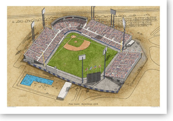 Jarry Park - Montreal Expos  Print