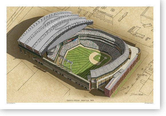 T-Mobile Park - Seattle Mariners  Print