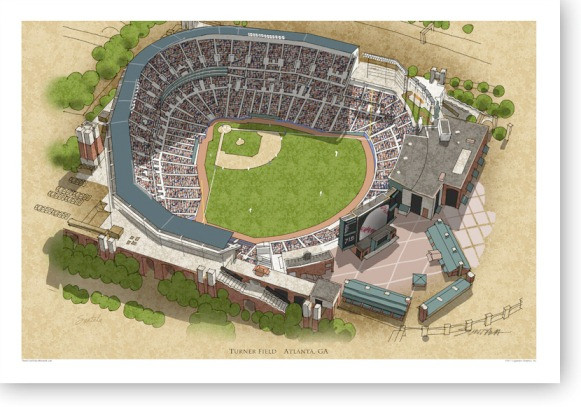 Turner Field - Atlanta Braves Print