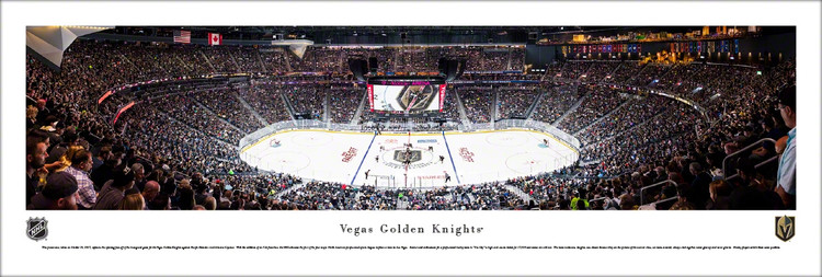 Vegas Golden Knights at T-Mobile Arena Panoramic Poster
