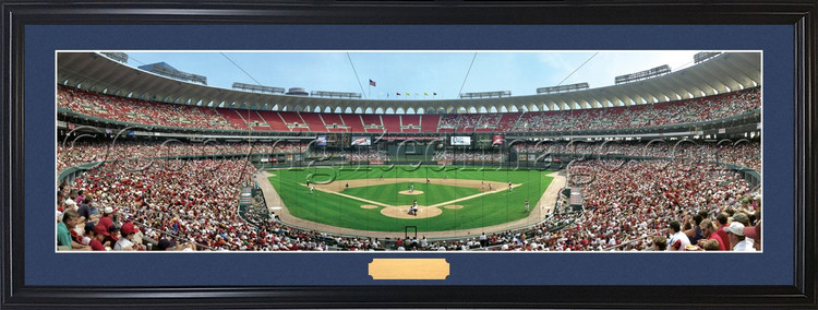 St. Louis Cardinals at Busch Stadium Panoramic Poster