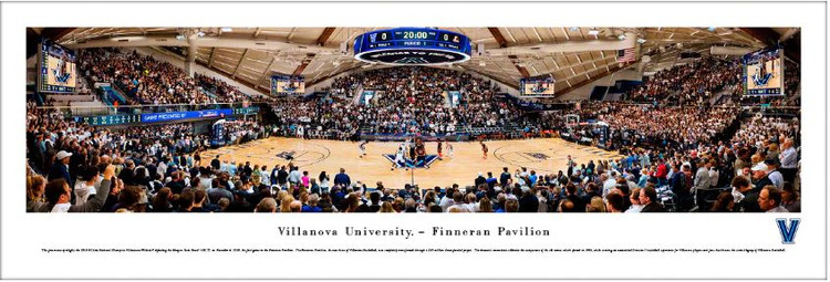 Villanova Wildcats at Finneran Pavilion Panoramic Poster