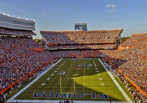 Florida Gators at Ben Hill Griffin Stadium Print