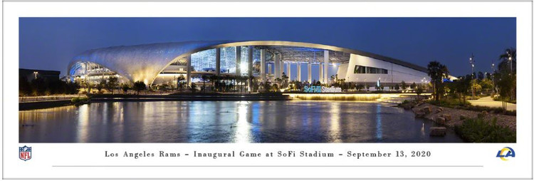 Los Angeles Rams at SoFi Stadium Panoramic Poster