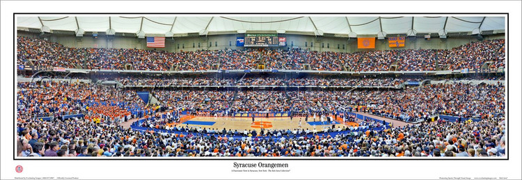 Syracuse Orangemen at the Carrier Dome Panoramic Poster