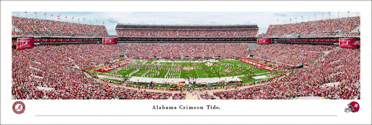 Alabama Crimson Tide at Bryant-Denny Stadium Panoramic Poster
