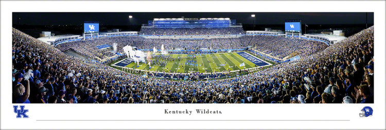 Kentucky Wildcats at Kroger Field Panoramic Poster