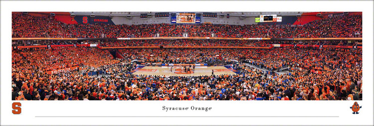 Syracuse Orange vs Duke Blue Devils at the Carrier Dome Panoramic Poster