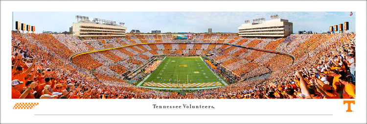 Tennessee Volunteers "End Zone" at Neyland Stadium Panorama Poster