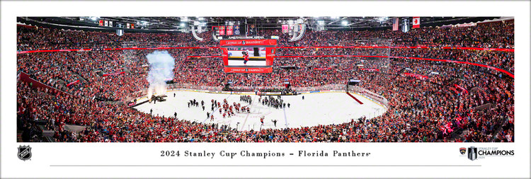 2024 Stanley Cup Champions - Florida Panthers Panoramic Poster
