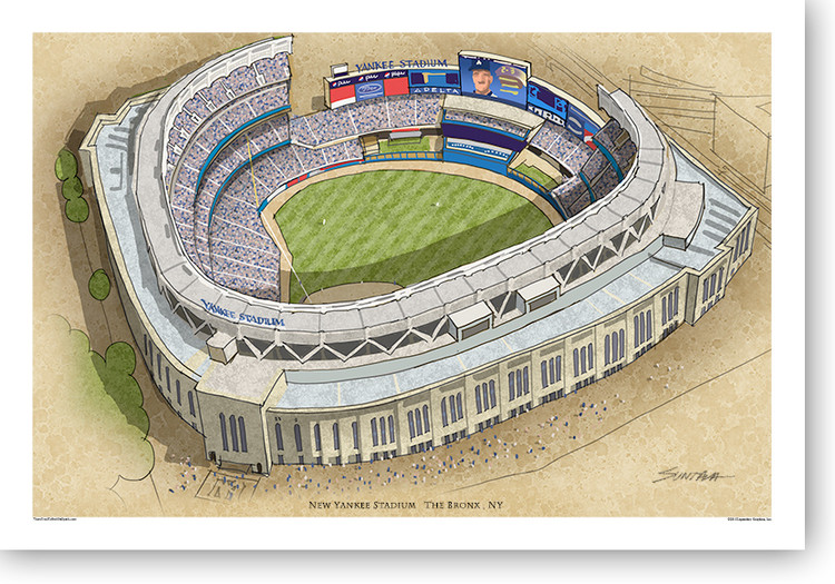 Yankee Stadium (III) - New York Yankees  Print