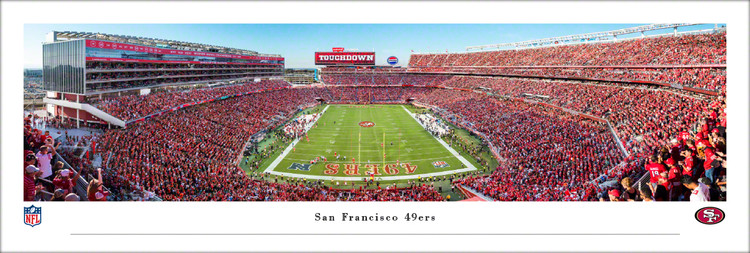 San Francisco 49ers "End Zone" at Levi's Stadium Panoramic Poster