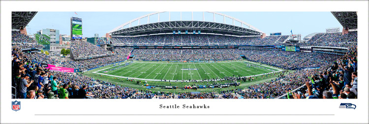 Seattle Seahawks at Lumen Field Panoramic Poster