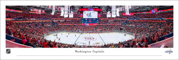 Washington Capitals "50th Anniversary" at Capital One Arena Panoramic Poster