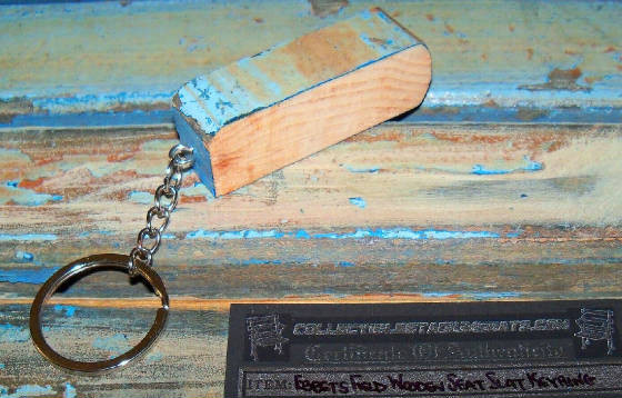 Ebbets Field Stadium Seat Slim Keyring