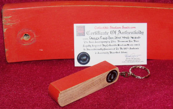 Crosley Field Seat Red Slim Keyring