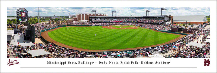Mississippi State Bulldogs Baseball at Dudy Noble Field Panoramic Poster