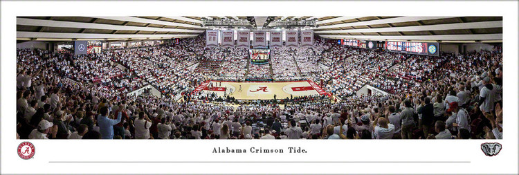 Alabama Crimson Tide Basketball at the Coleman Coliseum Panoramic Poster